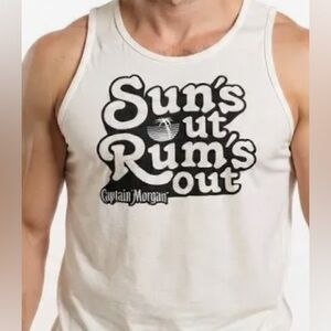 Men’s Captain Morgan Graphic Tank Top size M